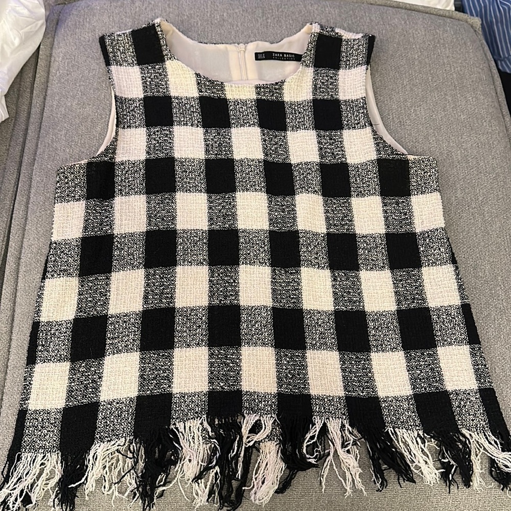 ZARA - fringed tank top